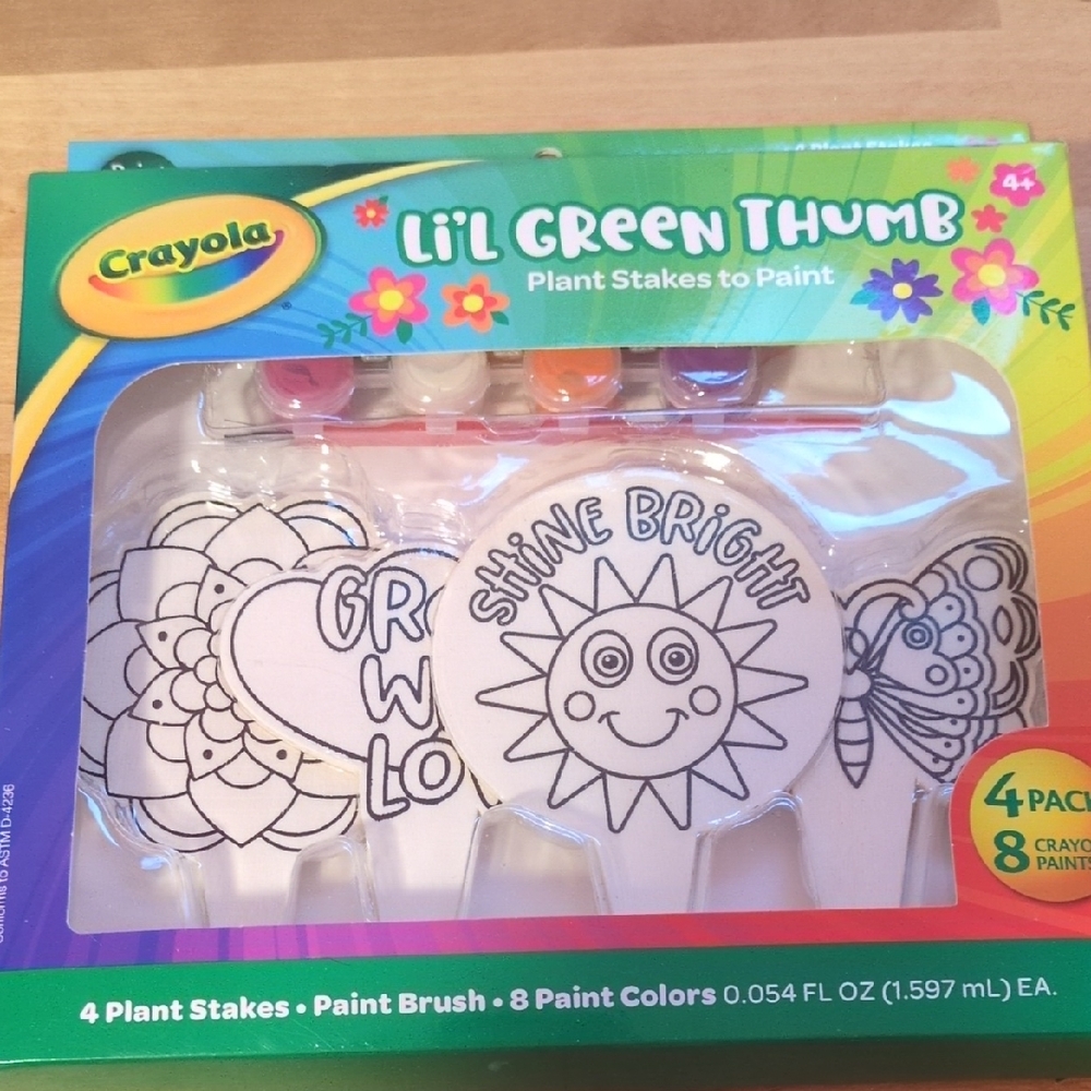 Crayola Li'l Green Thumb Paintable Plant Stakes